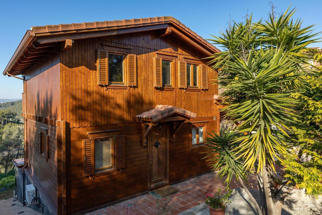 Villa Casa De Madera En Calafell Exterior foto